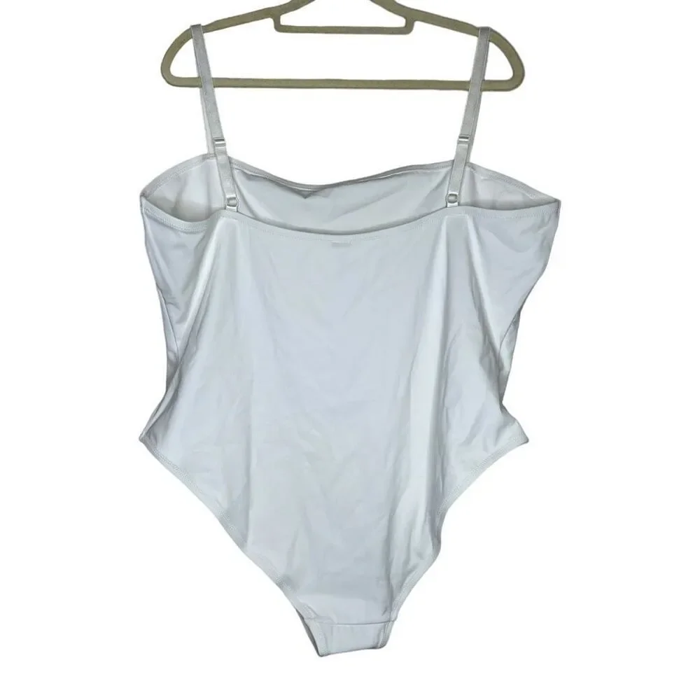 NWT SKIMS Shaping Swim One Piece Marble 4X